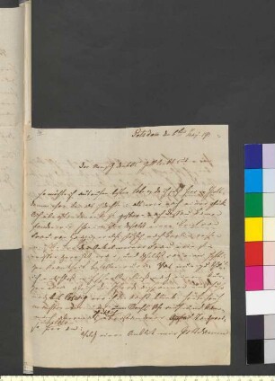 Brief von Goethe, August von an Goethe, Johann Wolfgang von