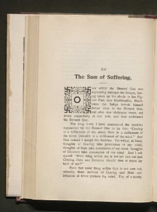 XIV. The Sum of Suffering.