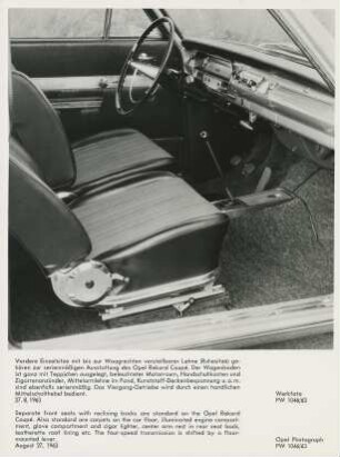 Opel "Rekord Coupé" der Adam Opel AG