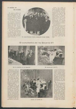 El cumpleaños del rey Eduardo VII