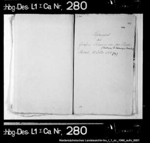 Testament des Grafen Johann zu Hoya