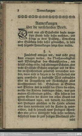 Anmerkungen über die vorstehenden Briefe