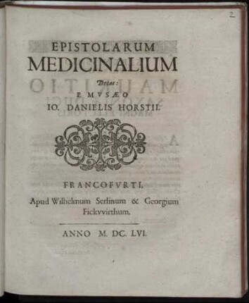 Epistolarum Medicinalium Decas