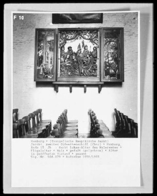 Sankt Lukas-Altar des Maleramtes — Altar in geöffnetem Zustand