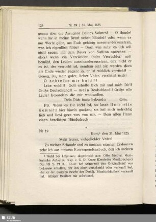 Nr 19. Rom, den 31. Mai 1835