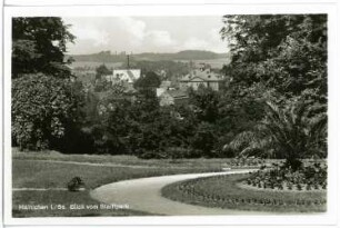 Hainichen. Blick vom Stadtpark
