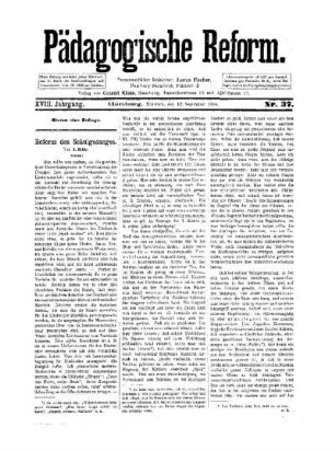 Reform des Schulgesanges : (Schluß)