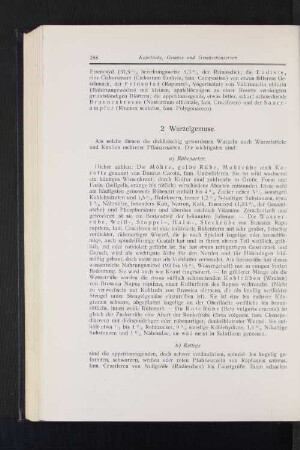 2. Wurzelgemüse.