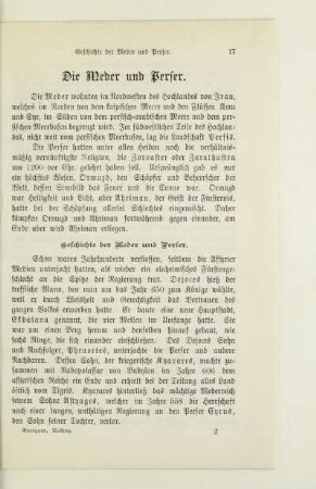 Die Meder und Perser