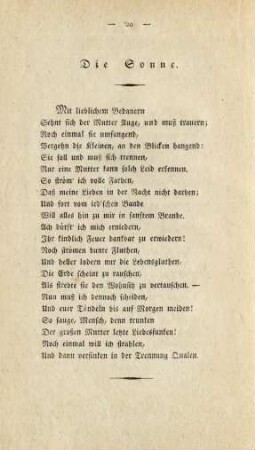 Die Sonne