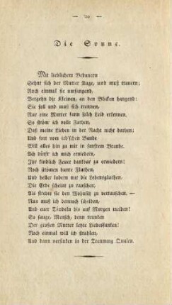Die Sonne