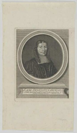 Bildnis des Sam. Benedictus Carpzov