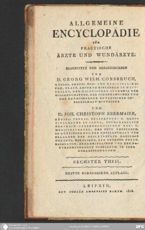 Taschenbuch der medicinisch-chirurgischen Receptirkunst oder Anleitung zum Verschreiben der Arzneyformeln