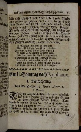 Am II. Sonntag nach Epiphani⁠æ.