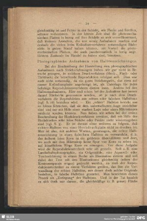 Photographische Aufnahmen von Halbtonzeichnungen