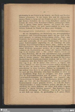 Photographische Aufnahmen von Halbtonzeichnungen