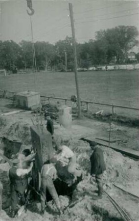 Fähranlage und Bollwerk, Swinemünde (Ostswine), 1933