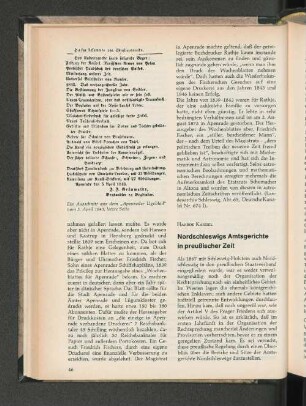 Nordschleswigs Amtsgerichte in preußischer Zeit