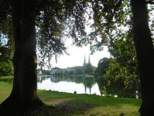 Lübeck: Blick auf die Altstadt mit Dom