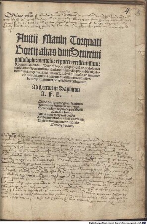 Opus quinque librorum de philosophica consolatione