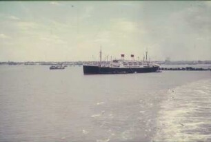 Passagierschiff "General Osorio" : Passagierschiff " General Osorio" (Jungfernhart 1929) der Hamburg-Amerikanische Packetfahrt-Actiengesellschaft (HAPAG)