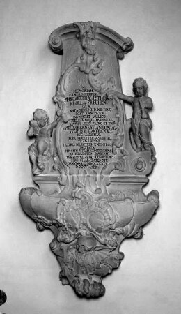 Epitaph der Margarethe Esther Kroll, 1661-1734