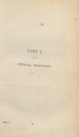Part I. Physical geography