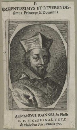 Bildnis des Armandvs Ioannes du Plessis