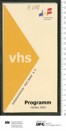 Programm 2. Semester 2002