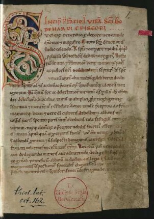 Faszikel I (12. Jh., 2. Hälfte)