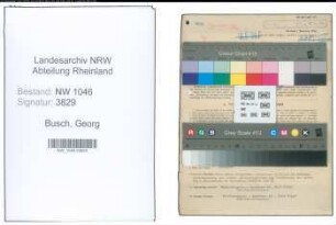 Entnazifizierung Georg Von Busch , geb. 20.12.1892 ()