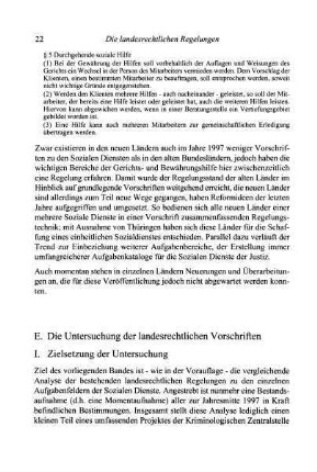 22-26, E. Die Untersuchung der landesrechtlichen Vorschriften