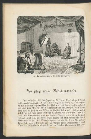 Das jetzige neuere Beleuchtungswesen.