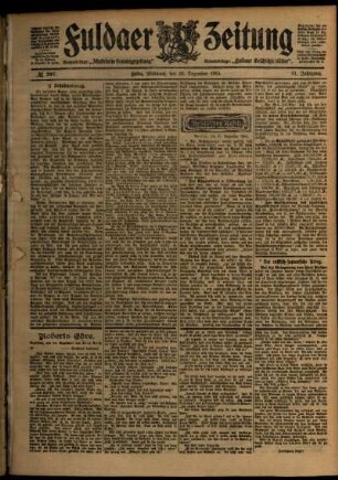 Ausgabe vom Mittwoch, den 28. Dezember 1904.