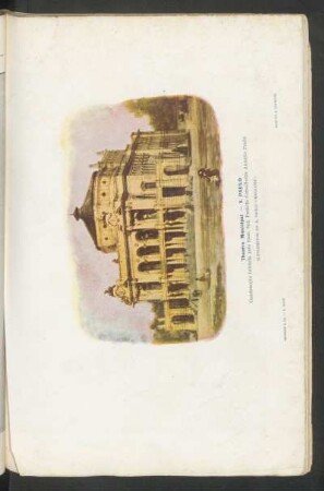 [Fotogravura do] Theatro Municipal - S. Paulo : Construcção iniciada pelo Exm. Snr. Prefeito Conselheiro Antonio Prado
