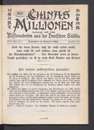 Nr. 9. September 1917