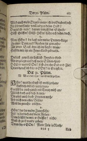 Der 31. Psalm. - Der 40. Psalm.
