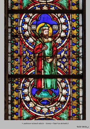 Fenster B-XIII-XV : Fenster XIII (rechts) : Heiliger Damian