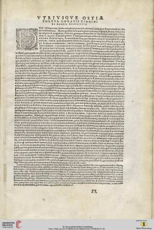 Utriusque ostiae