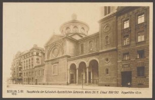 Ansichtskarte "Hauptkirche der Katholisch-Apostolischen Gemeinde", Wilmsstraße 11 [1/3]