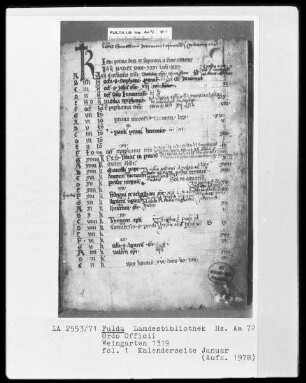 Ordo officii —