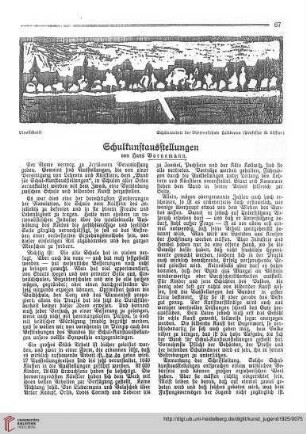 N.F. 5.1925: Schulkunstausstellungen