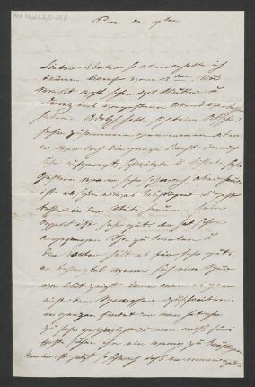 Brief an Alexander Mendelssohn: o.D.