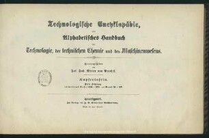 Kupfertafeln, Abth. 3: Enthaltend Tafel 231 - 375 zu Band XI - XV