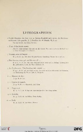 Lithographien (Nr. 1-350)