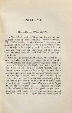 Marnix en zijne nederlandsche Geschriften : [Philips van Marnix]