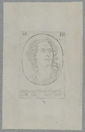 Bildnis des Natalis Nicol. Coypel