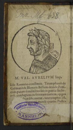 M. Val. Aurelium Imp.