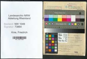 Entnazifizierung Friedrich Knie , geb. 01.02.1901 (Polizeibeamter)
