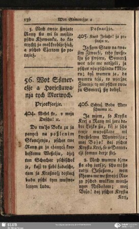 56. Wot Ssmercżje a Horjestawanja tych Morwych